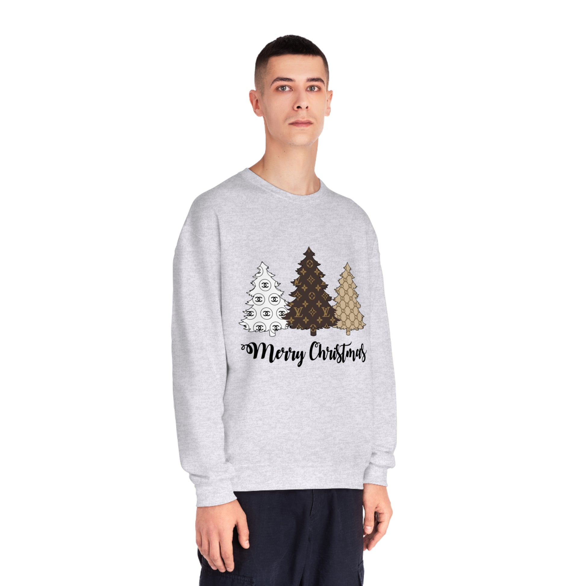 Boujee Christmas Tree Sweatshirt – Festive and Fashionable! - Just Boujee Coffee