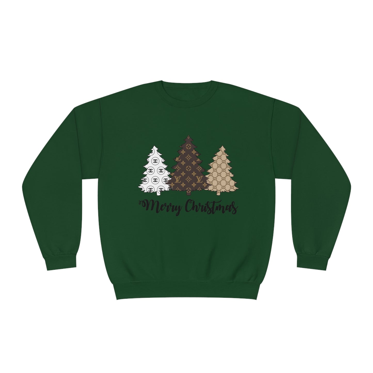 Boujee Christmas Tree Sweatshirt – Festive and Fashionable! - Just Boujee Coffee