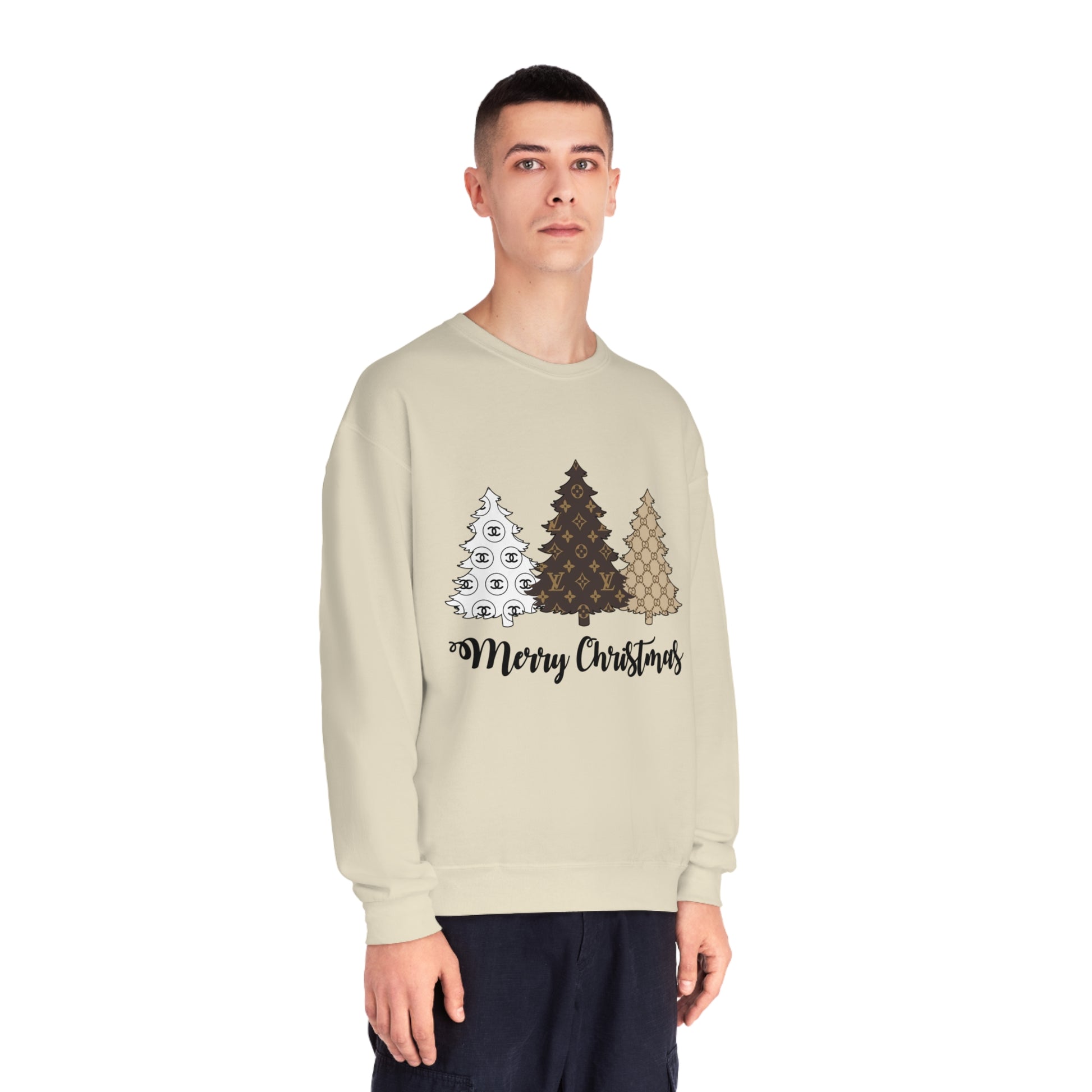 Boujee Christmas Tree Sweatshirt – Festive and Fashionable! - Just Boujee Coffee