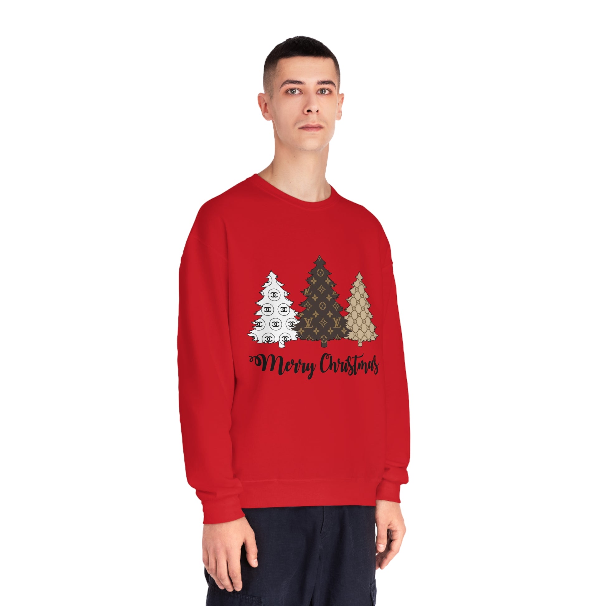 Boujee Christmas Tree Sweatshirt – Festive and Fashionable! - Just Boujee Coffee