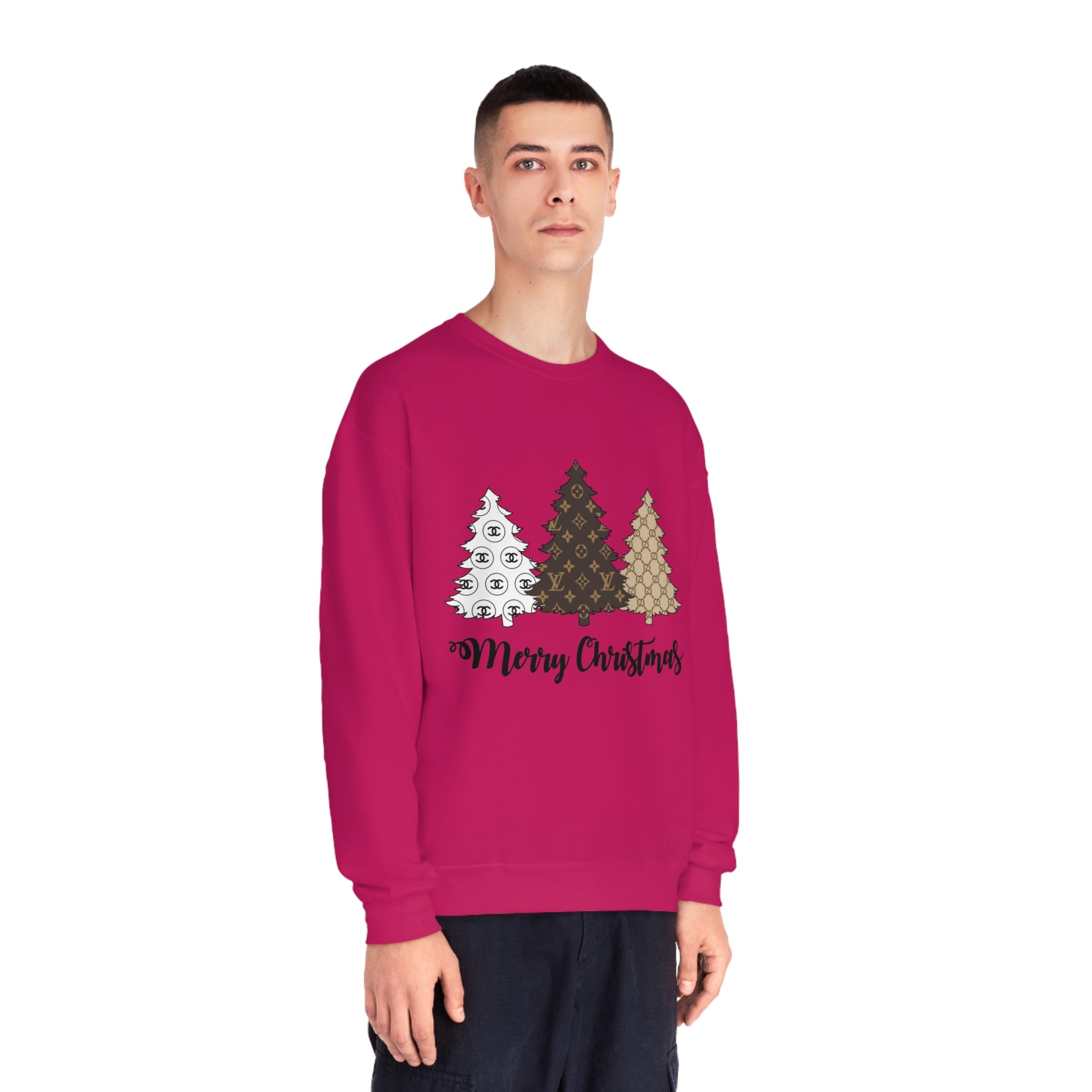 Boujee Christmas Tree Sweatshirt – Festive and Fashionable! - Just Boujee Coffee