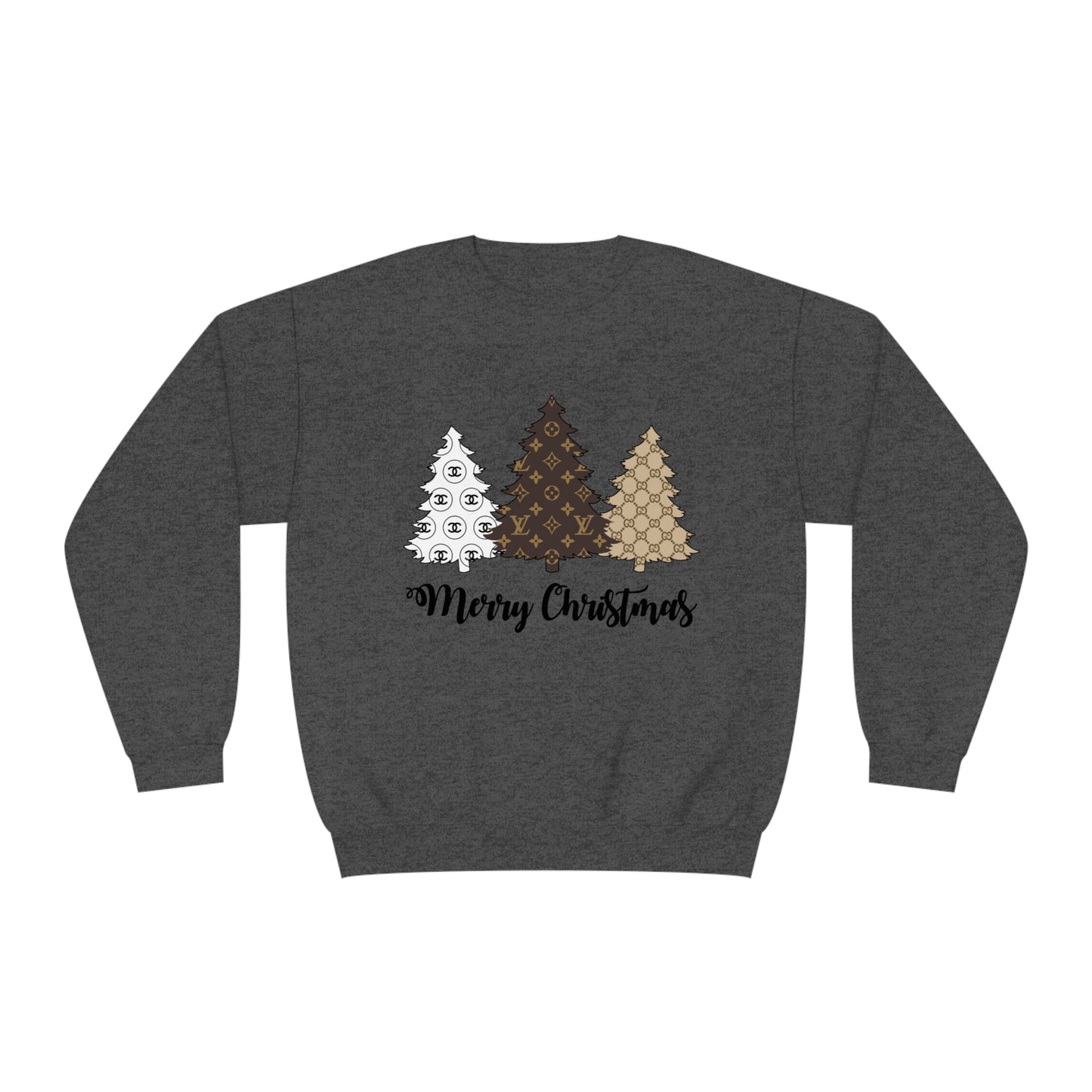 Boujee Christmas Tree Sweatshirt – Festive and Fashionable! - Just Boujee Coffee