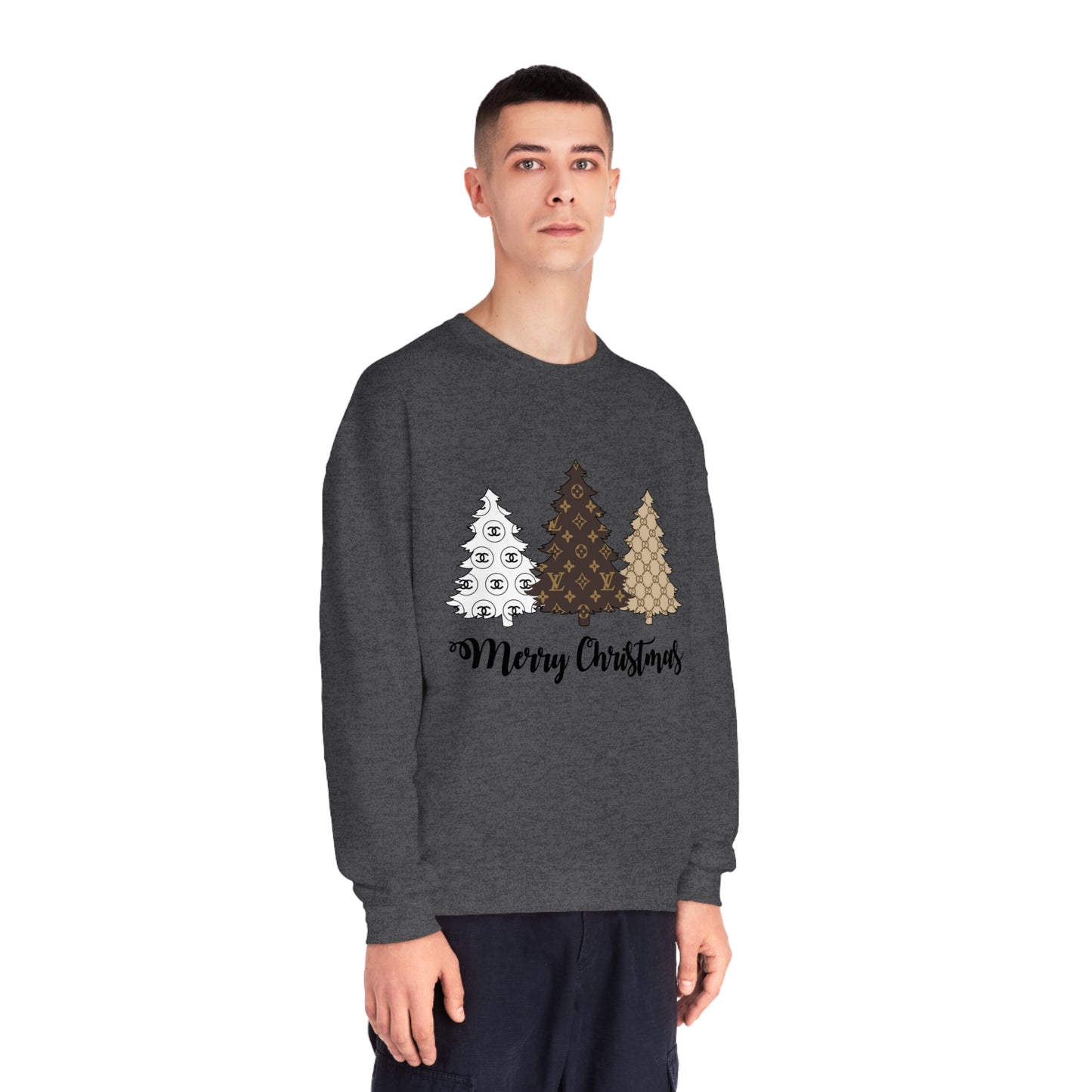 Boujee Christmas Tree Sweatshirt – Festive and Fashionable! - Just Boujee Coffee