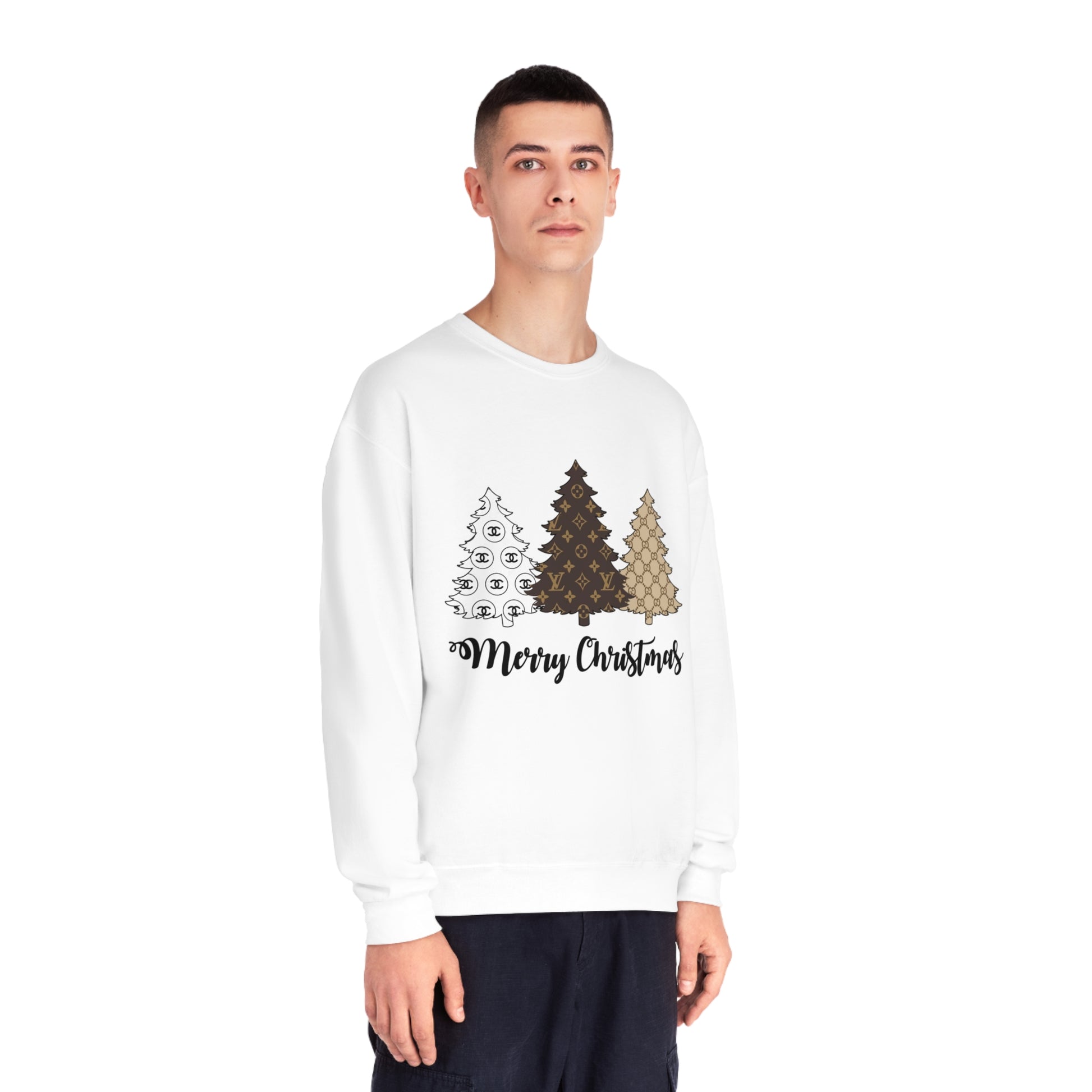 Boujee Christmas Tree Sweatshirt – Festive and Fashionable! - Just Boujee Coffee