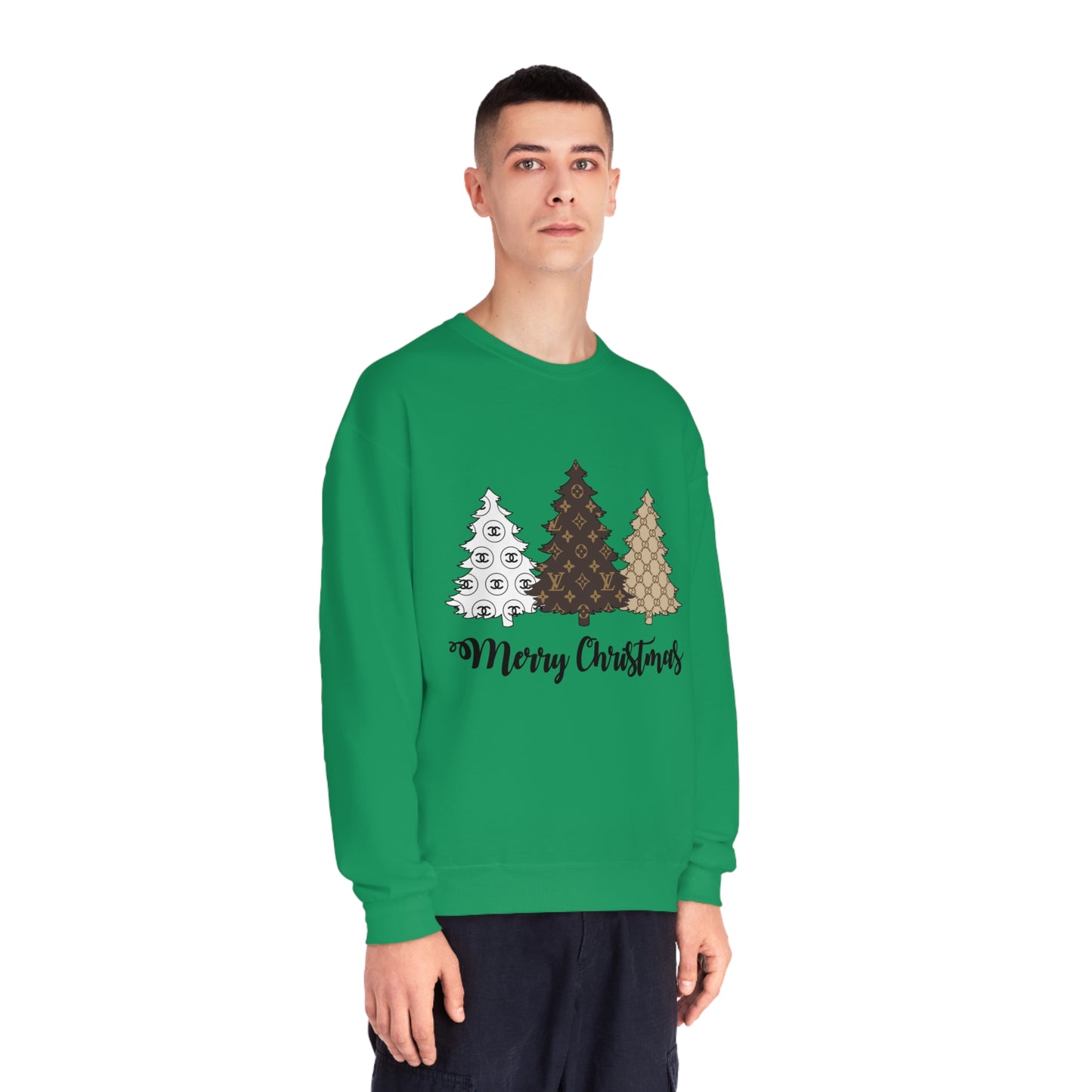 Boujee Christmas Tree Sweatshirt – Festive and Fashionable! - Just Boujee Coffee