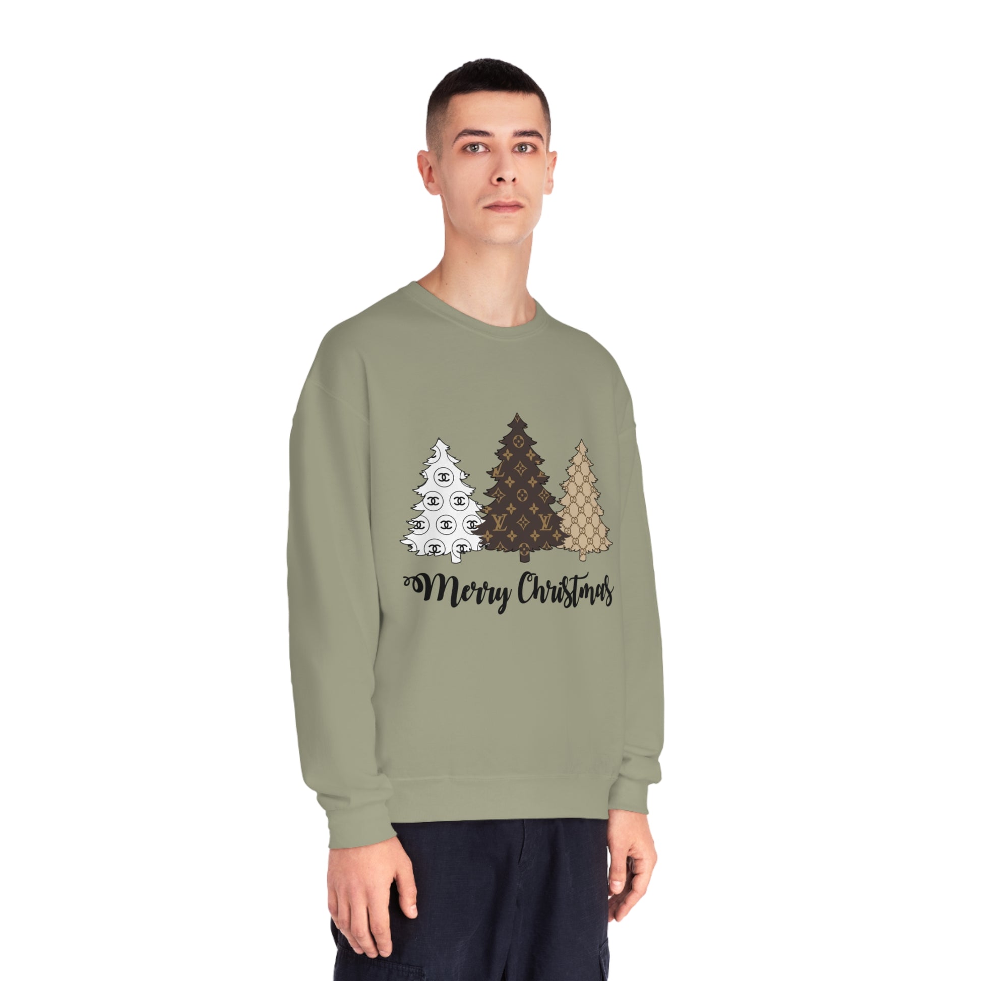 Boujee Christmas Tree Sweatshirt – Festive and Fashionable! - Just Boujee Coffee