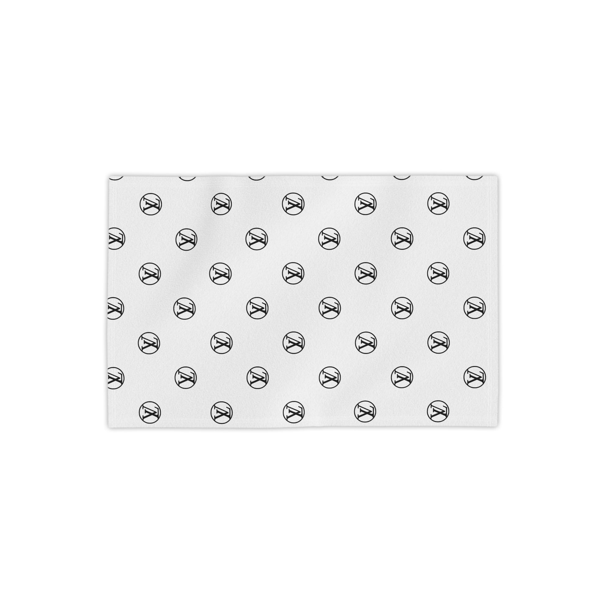 Boujee LV Black and White Beach Towels-Just Boujee Coffee