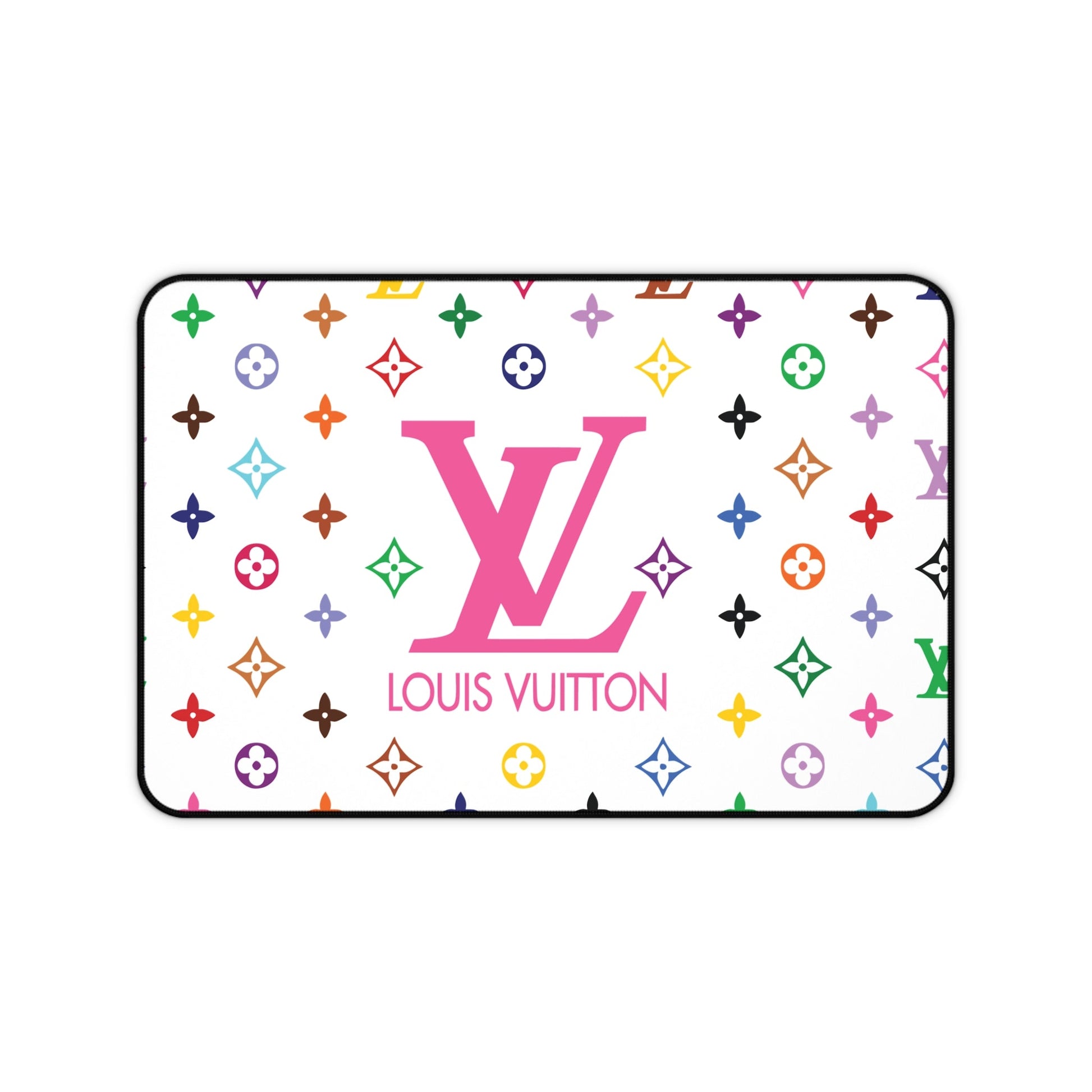 Boujee LV Desk Mat-Just Boujee Coffee