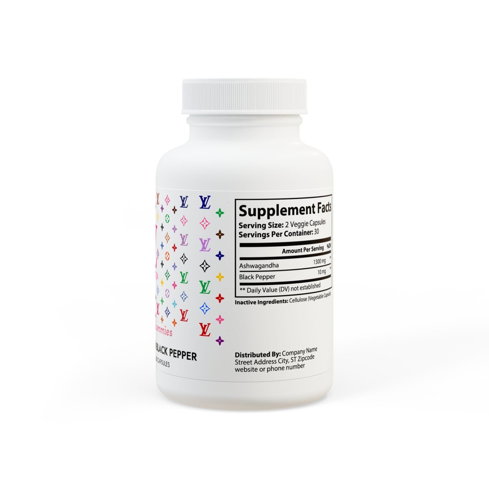 Just Boujee Ashwagandha and Black Pepper Supplement (60 capsules)-Just Boujee Coffee