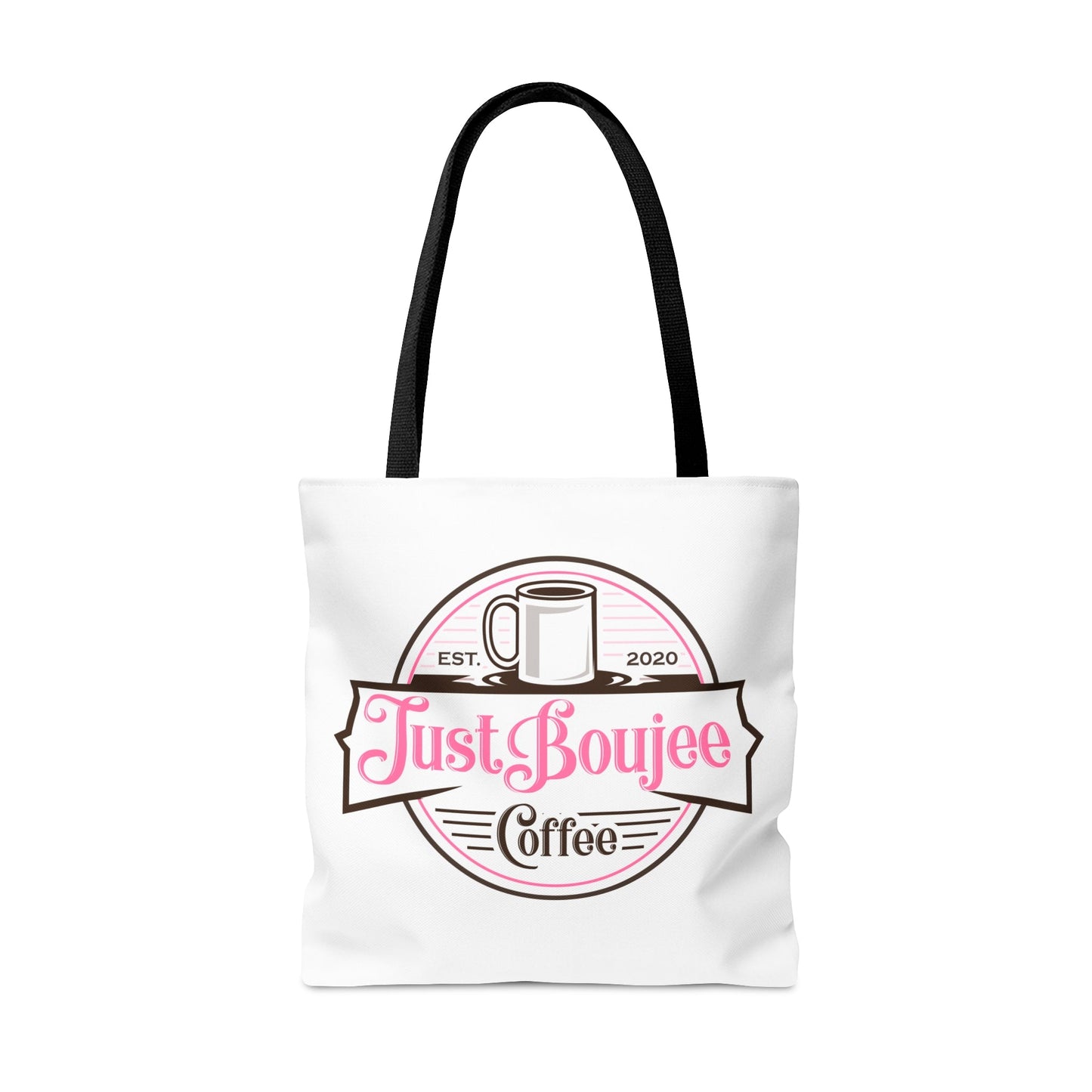 Just Boujee Coffee Logo Tote Bag-Just Boujee Coffee