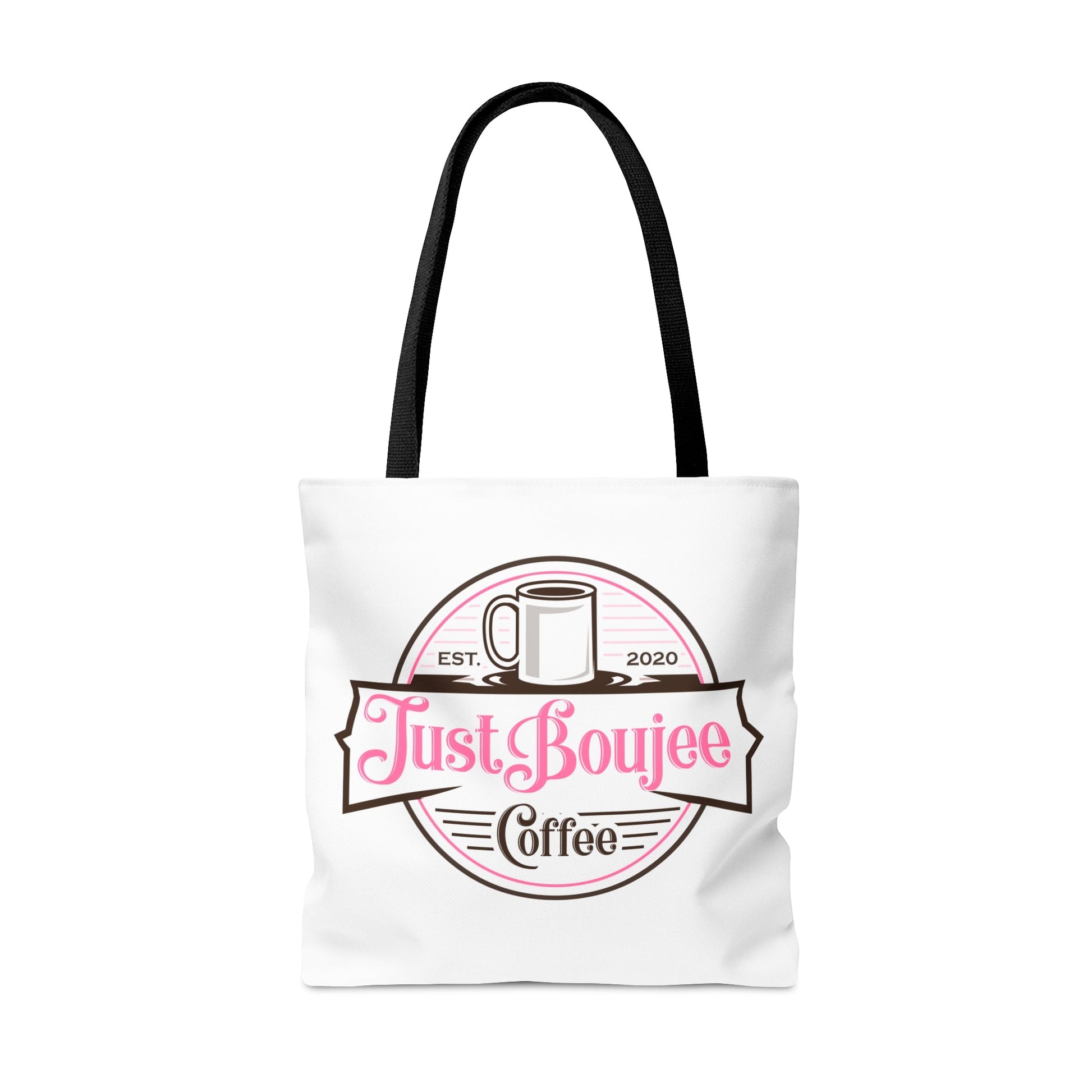 Just Boujee Coffee Logo Tote Bag-Just Boujee Coffee