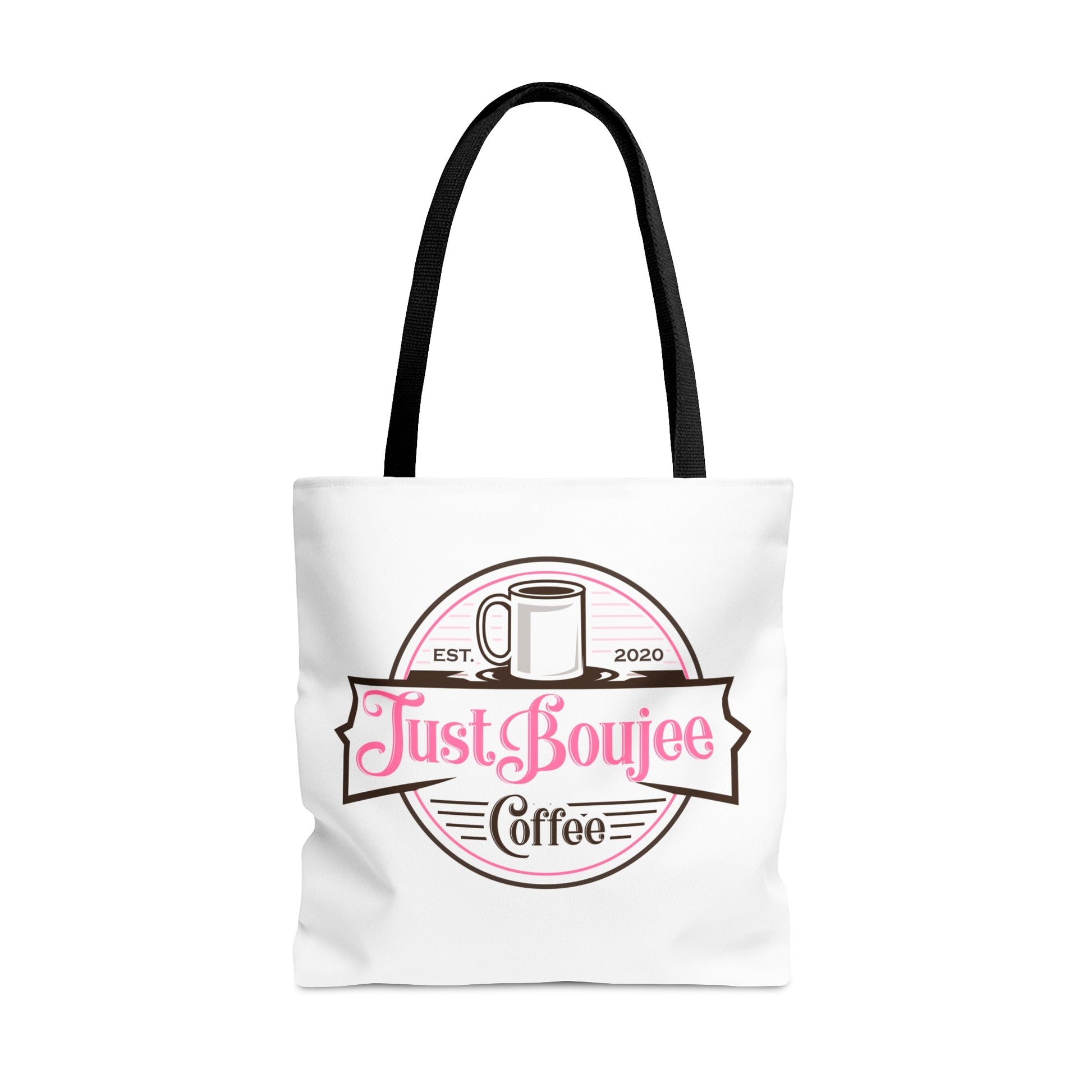 Just Boujee Coffee Logo Tote Bag-Just Boujee Coffee