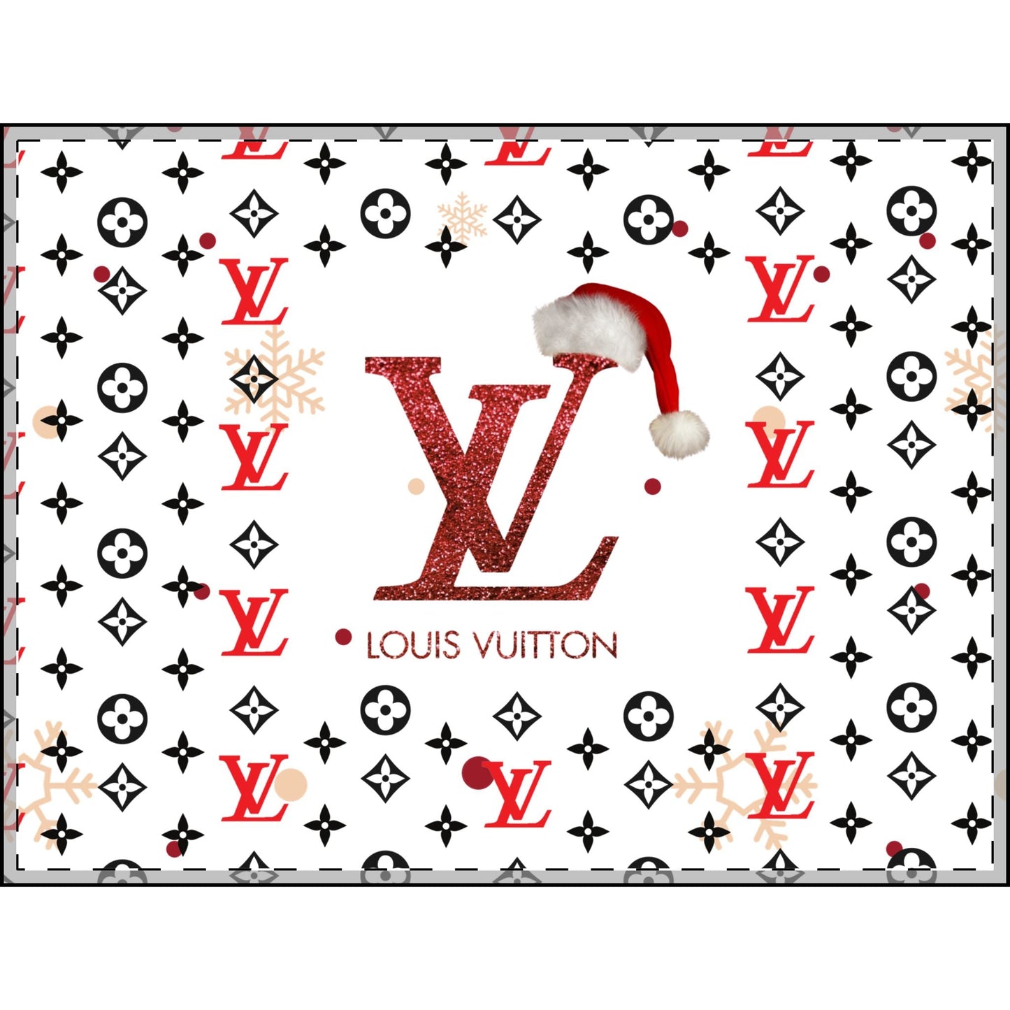 Just Boujee LV Velveteen Plush Blankets-Just Boujee Coffee