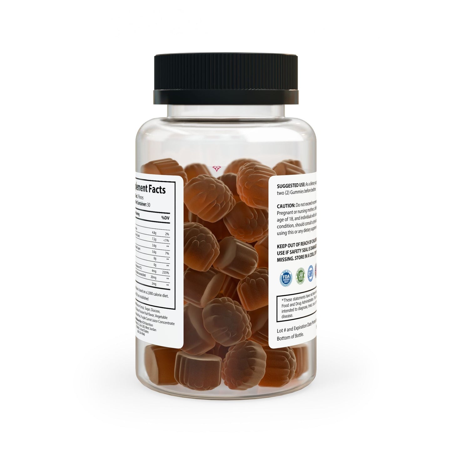 Just Boujee Sleep Well Gummies (60 Gummies)-Just Boujee Coffee