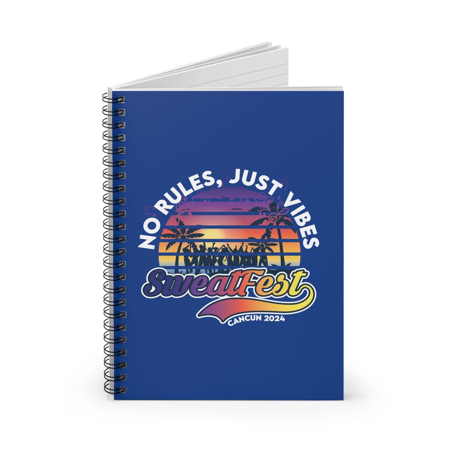 Spiral Notebook - Ruled Line-Just Boujee Coffee