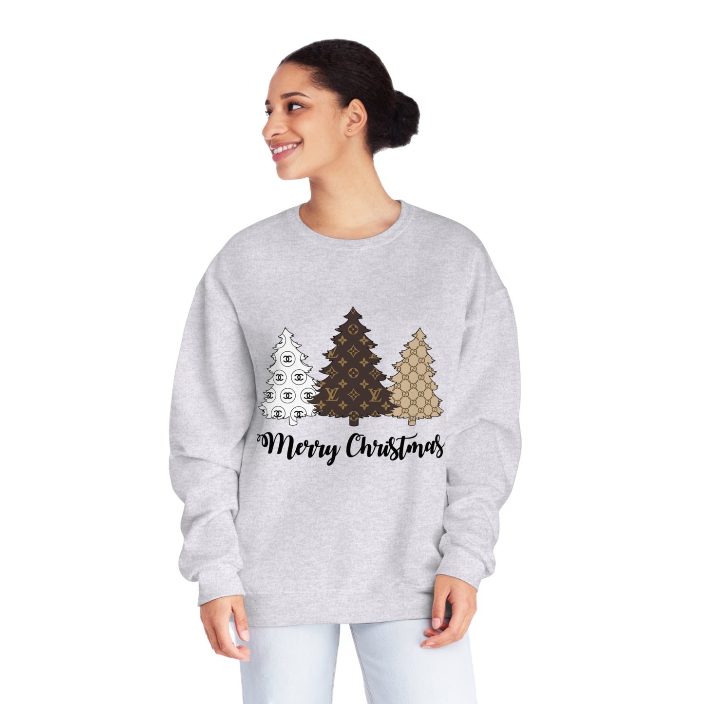 Boujee Christmas Tree Sweatshirt – Festive and Fashionable!