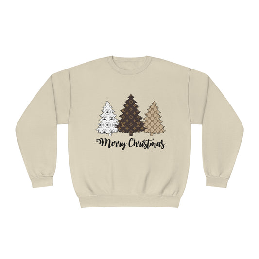 Boujee Christmas Tree Sweatshirt – Festive and Fashionable!