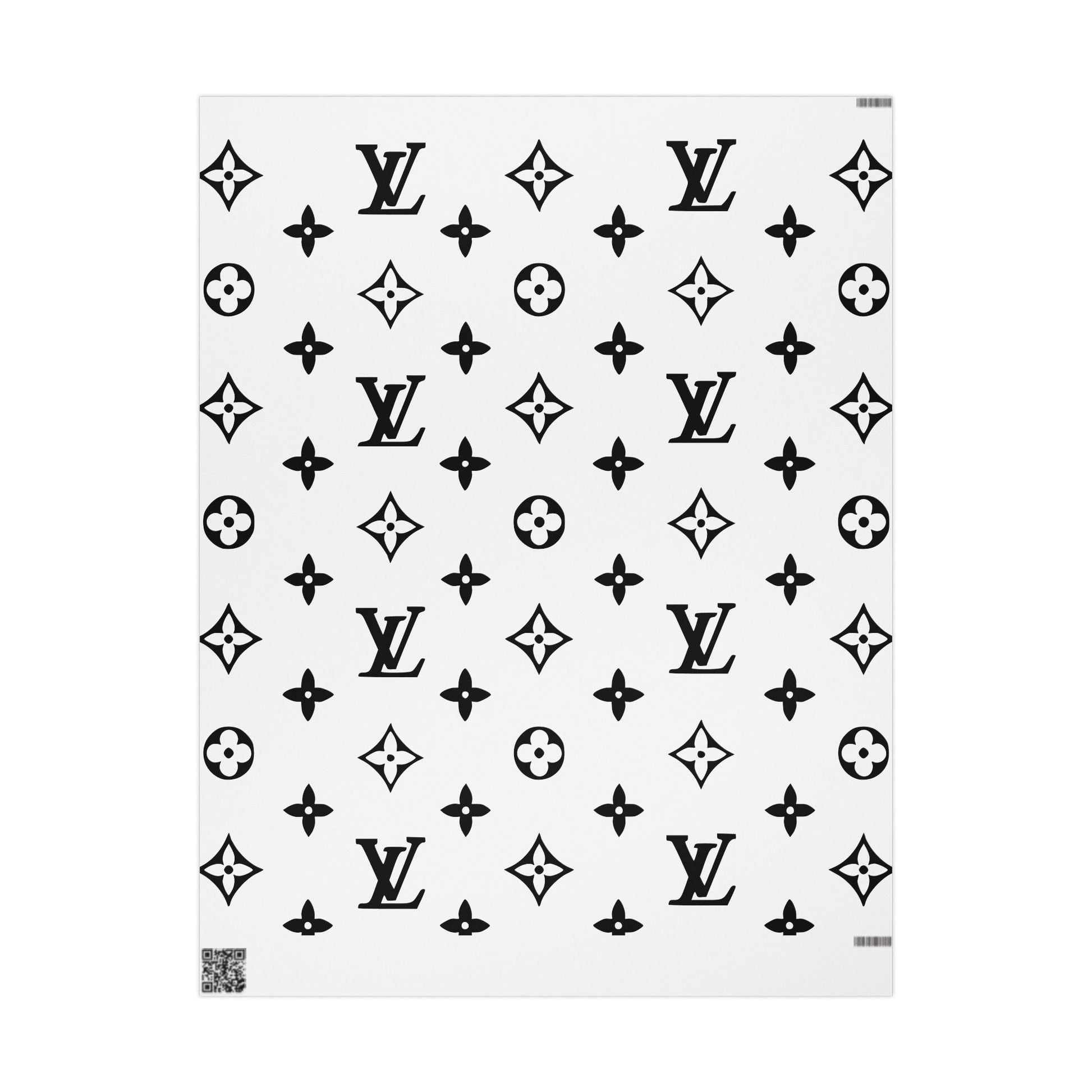 Boujee LV Custom Wrapping Paper-Just Boujee Coffee