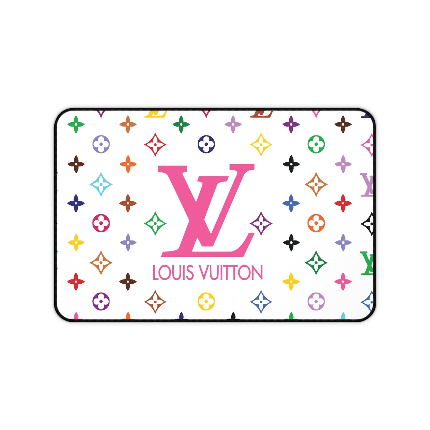 Boujee LV Desk Mat-Just Boujee Coffee