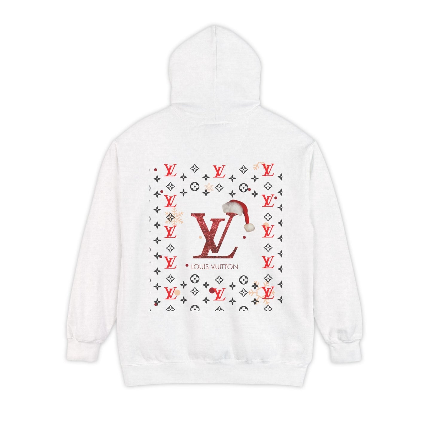 Boujee LV Hoodie Unisex Garment-Dyed Hoodie-Just Boujee Coffee