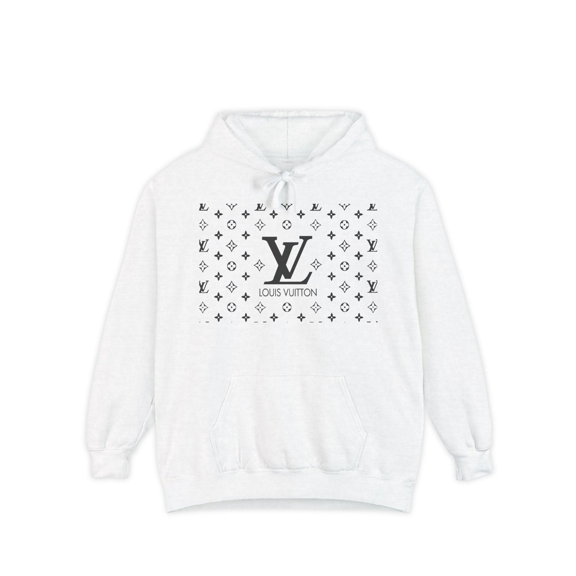 Boujee LV Hoodie Unisex Garment-Dyed Hoodie-Just Boujee Coffee