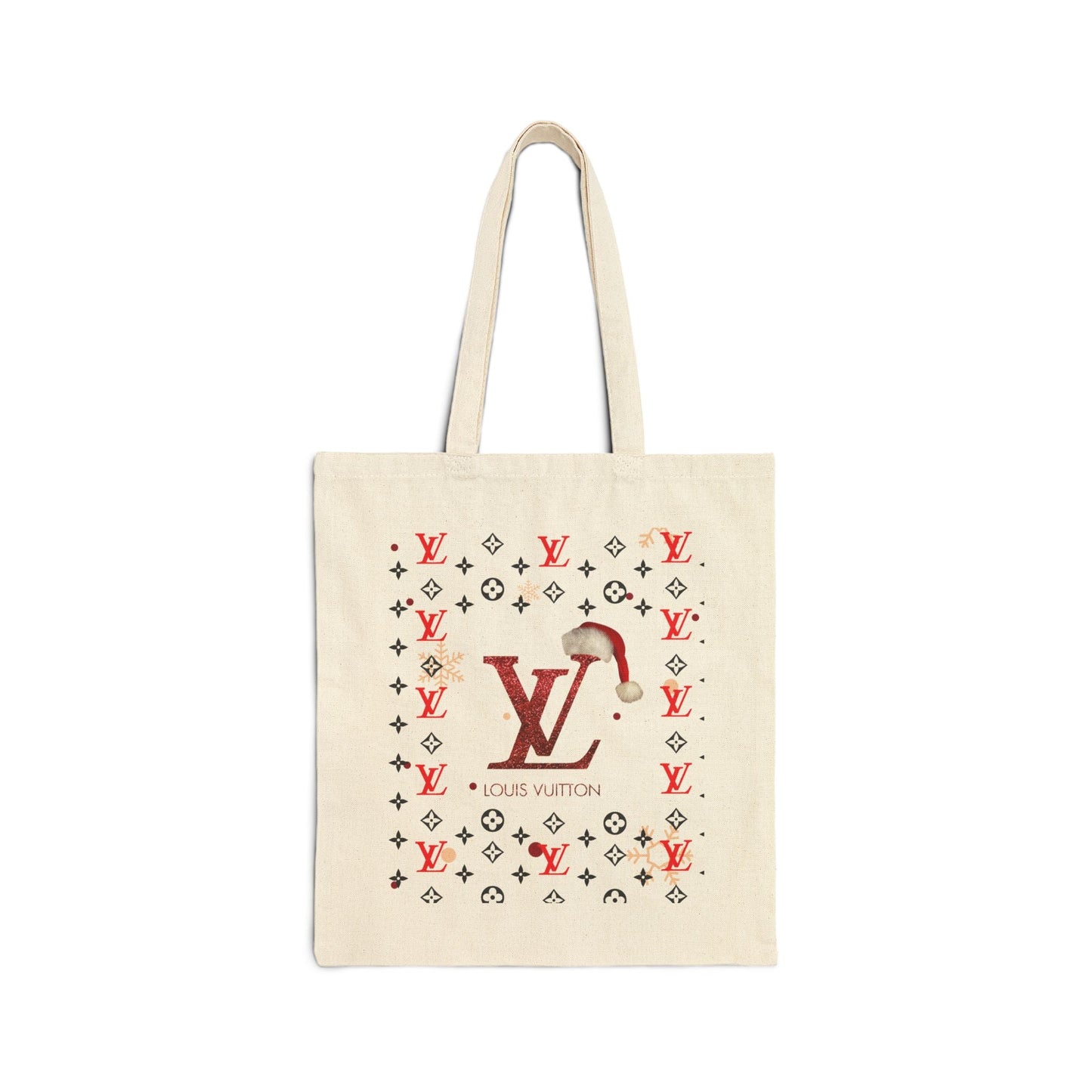 Just Boujee LV Cotton Canvas Tote Bag-Just Boujee Coffee