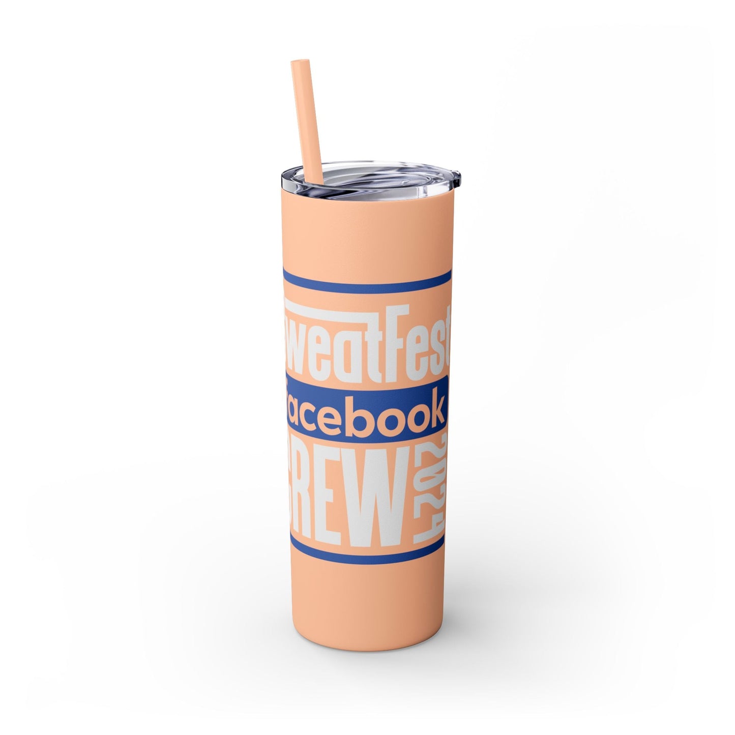 Skinny Tumbler with Straw, 20oz-Just Boujee Coffee