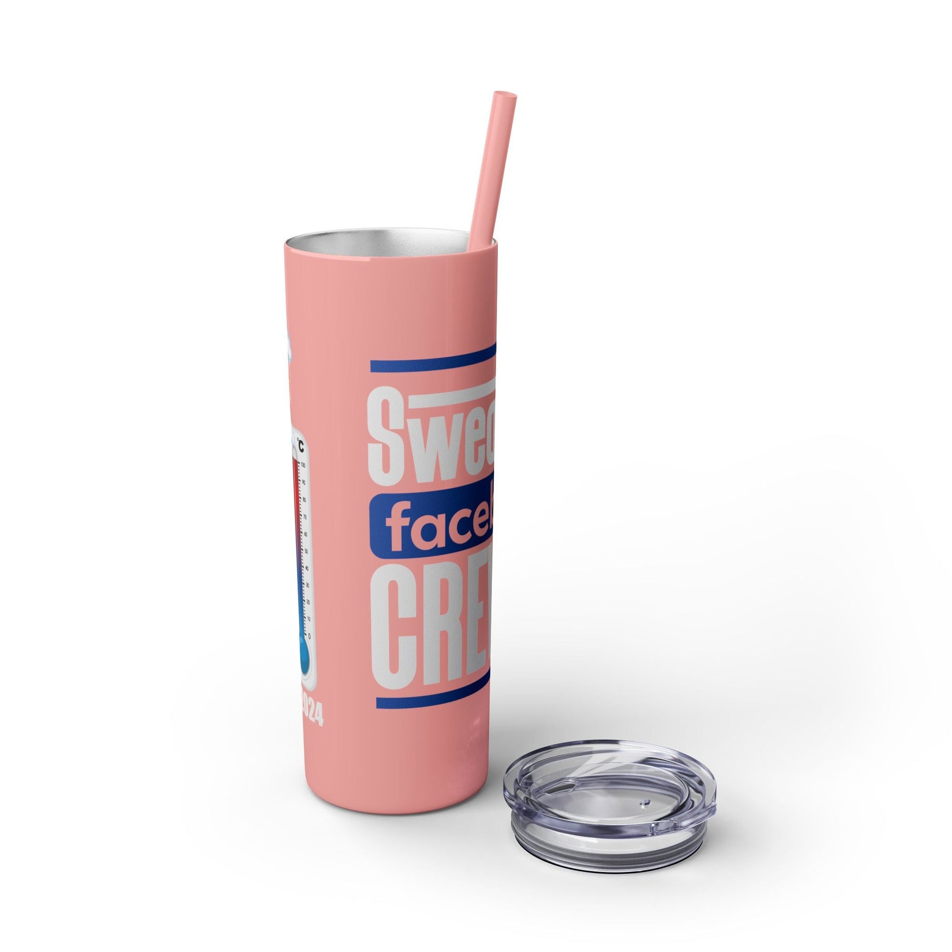 Skinny Tumbler with Straw, 20oz-Just Boujee Coffee