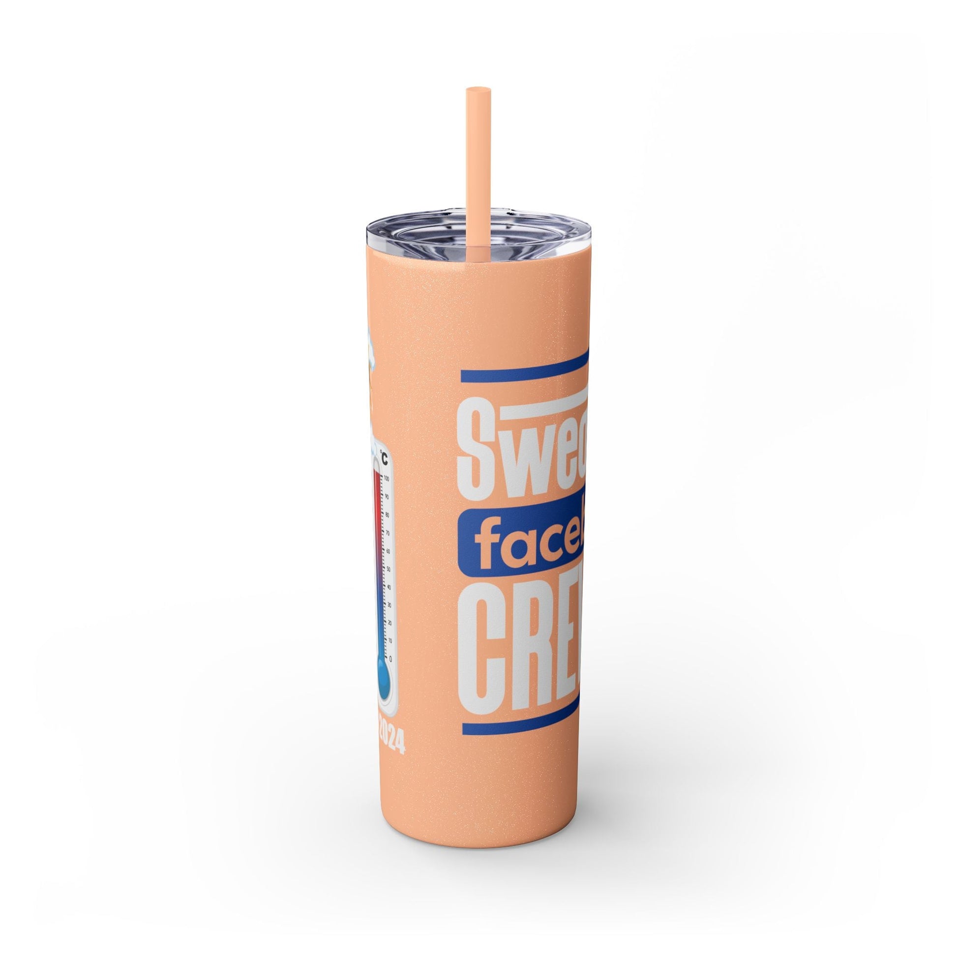 Skinny Tumbler with Straw, 20oz-Just Boujee Coffee