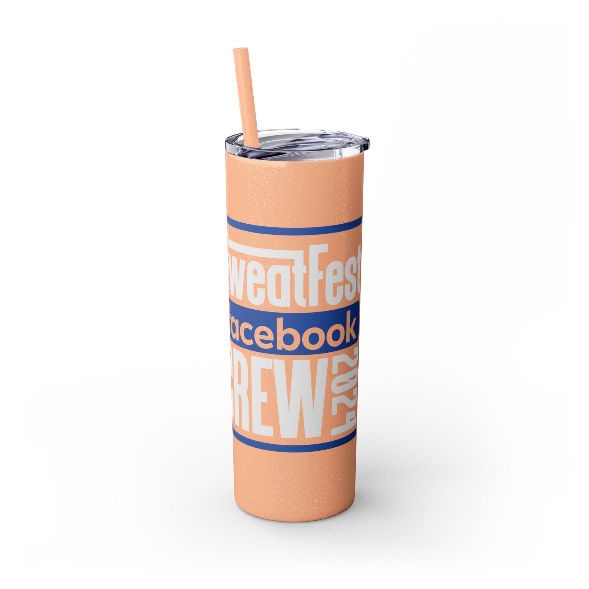 Skinny Tumbler with Straw, 20oz-Just Boujee Coffee