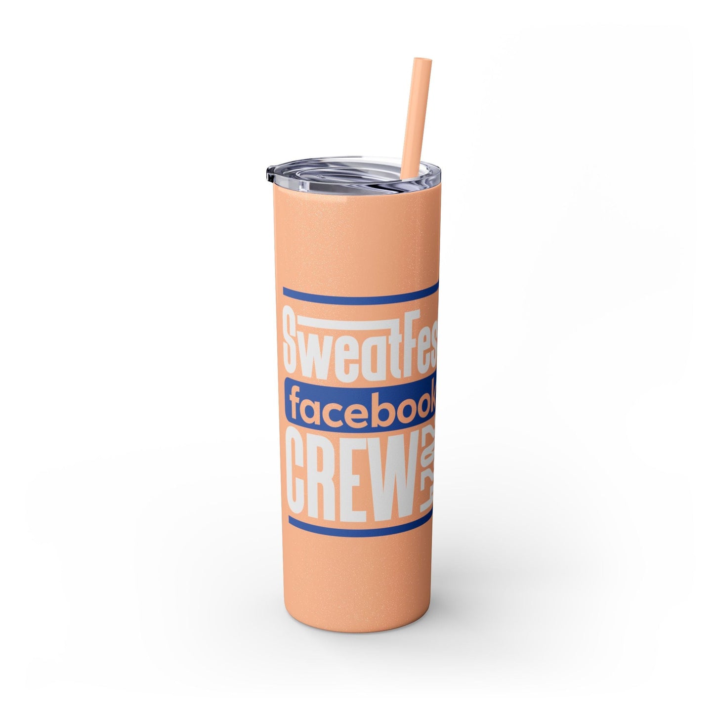 Skinny Tumbler with Straw, 20oz-Just Boujee Coffee