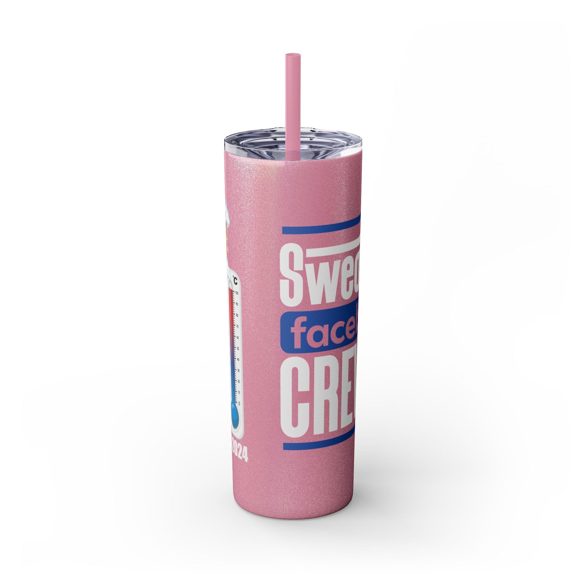 Skinny Tumbler with Straw, 20oz-Just Boujee Coffee