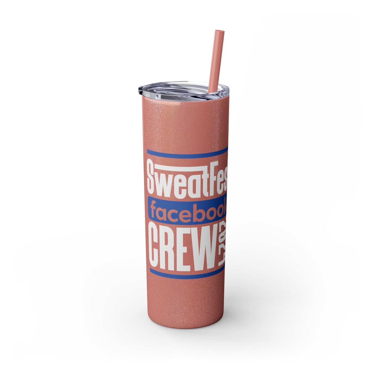 Skinny Tumbler with Straw, 20oz-Just Boujee Coffee