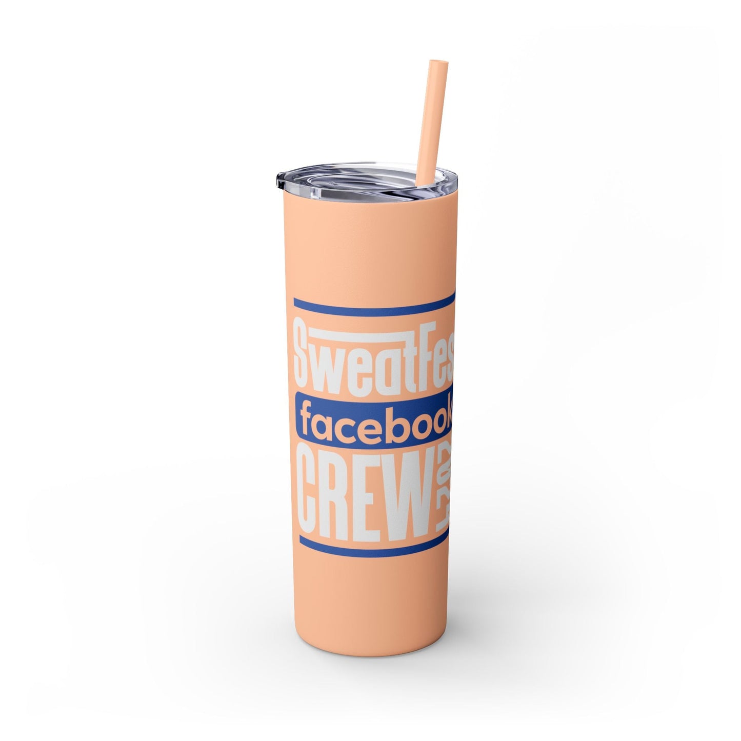 Skinny Tumbler with Straw, 20oz-Just Boujee Coffee